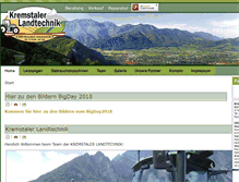 Tablet Screenshot of kremstaler-landtechnik.at